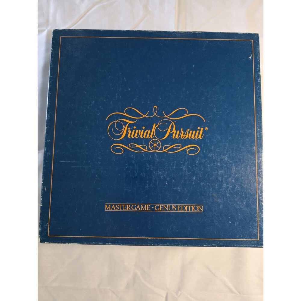 Horn Abbot Trivial Pursuit Genius Edition Trivia Board Game 1981 Complete